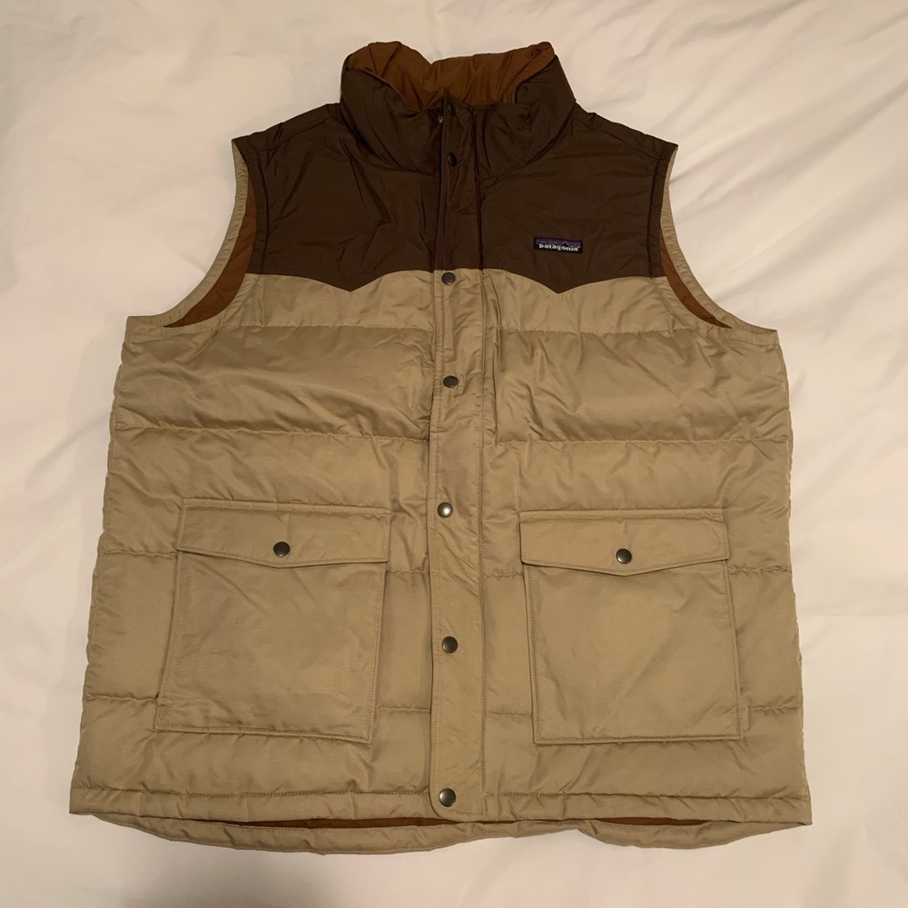 Patagonia dual color puffy vest